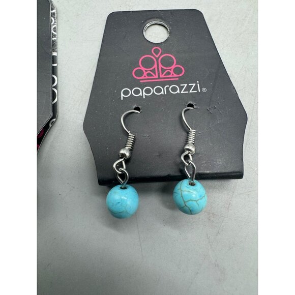 Paparazzi Dangling Earrings Set With Round Beads & Fishhook 2 Pairs READ - Picture 3 of 6